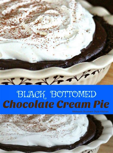 ebony cream pies|Black Bottomed Chocolate Cream Pie.